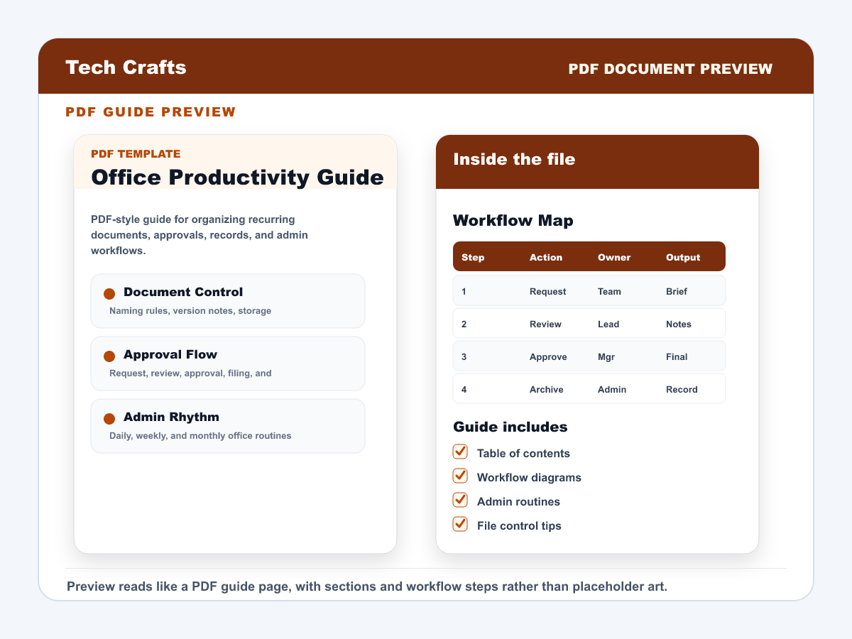 Office Productivity PDF Guide preview