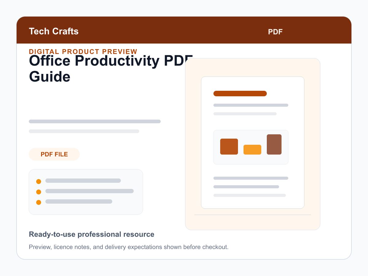 Office Productivity PDF Guide document preview